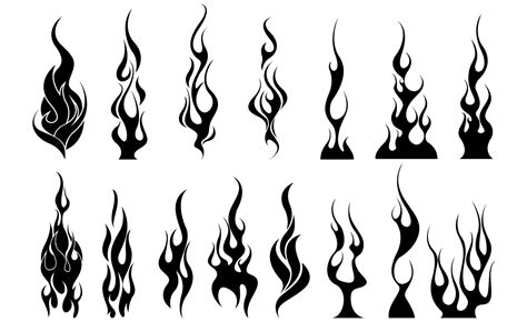 Tribal Flames Vector at GetDrawings | Free download