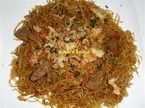 Karin's Recipe: Bihun Goreng (Fried Rice Noodle)