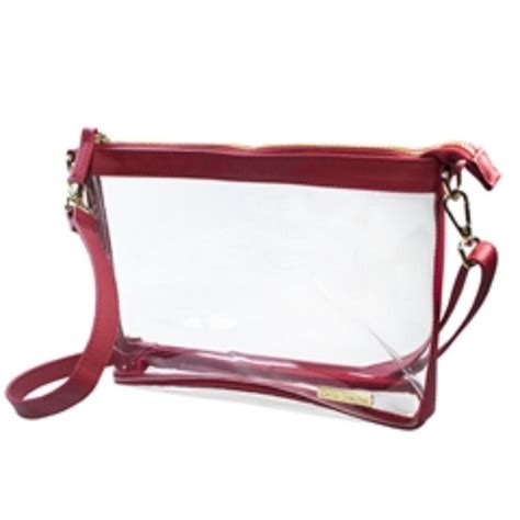 AHS | Capri Designs Crimson Clear Large Crossbody | Alumni Hall