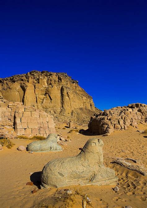 Temple Of Amun In The Holy Mountain Of Jebel Barkal, Karima, Sudan ...