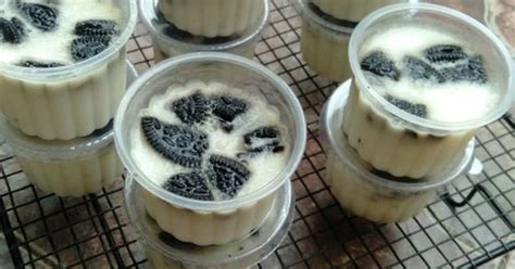 Resep Puding Oreo Susu Cup oleh Yuyun - Cookpad