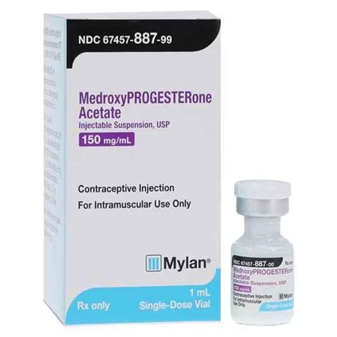 Medroxyprogesterone Acetate Injection 150mg/mL SDV 1mL Ea - Medex Supply