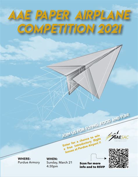 AAE Paper Airplane Competition 2021 - AAE Flight Plan Newsletter ...