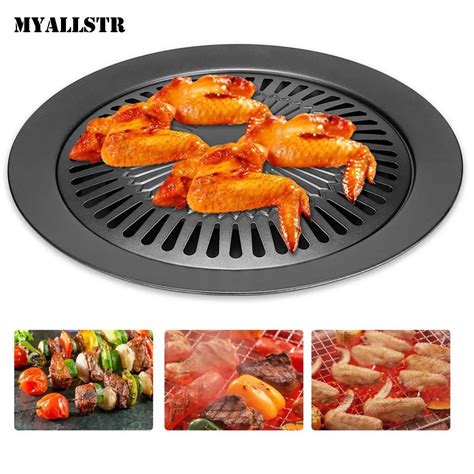 Barbecue Grill Rack Outdoor As Barbecue Round Picture Non stick Kitchen ...