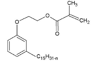 Structure of cardanol and a cardanol-based monomer. Adapted from [22 ...