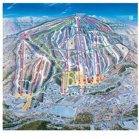 Sunbrook Mount Snow Trail Map