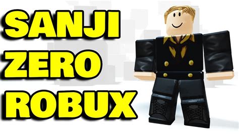 COMO FAZER A SKIN DO SANJI GRATIS NO ROBLOX - ROBLOX ITENS GRATIS - YouTube