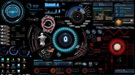 Jarvis Rainmeter Skin