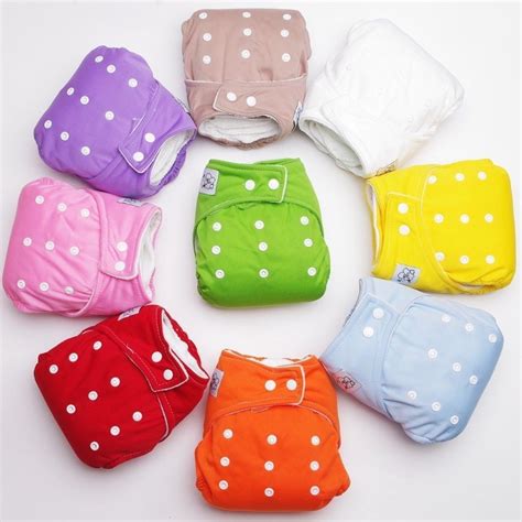 Kids Infant Reusable Washable Baby Cloth Diapers Nappy Cover Adjustable ...