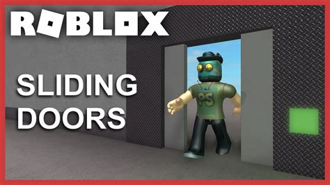 Robloxhow To Make A Sliding Door Easy