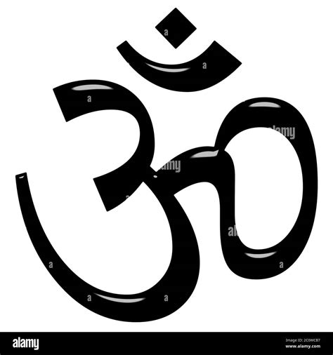 Om symbol Black and White Stock Photos & Images - Alamy