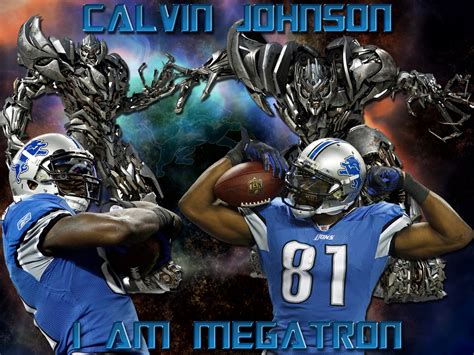 Wallpapers By Wicked Shadows: Calvin Johnson I Am Megatron Detroit ...