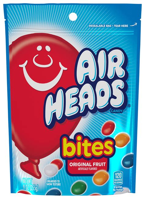 Airheads Bites Fruit Flavored Candy, 9 oz, Bag - Walmart.com