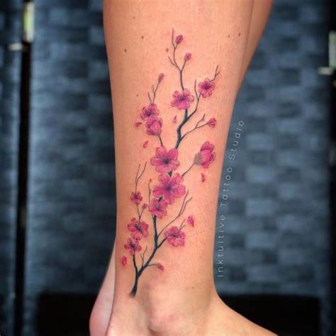 The Meaning Of Cherry Blossom Tattoos According To Different Cultures ...