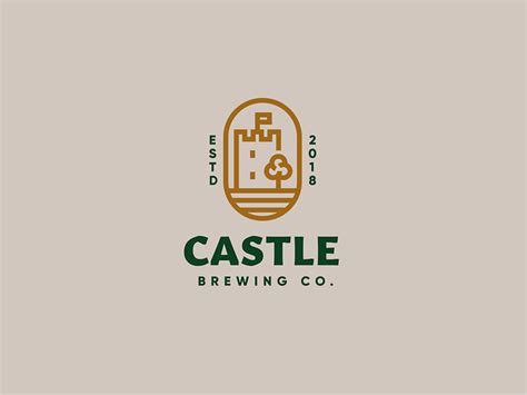 Castle Brewing Logo by Michael Penda on Dribbble