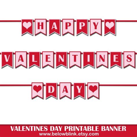 Happy Valentines Day Banner Photo Prop Banner by BelowBlink Valentines ...