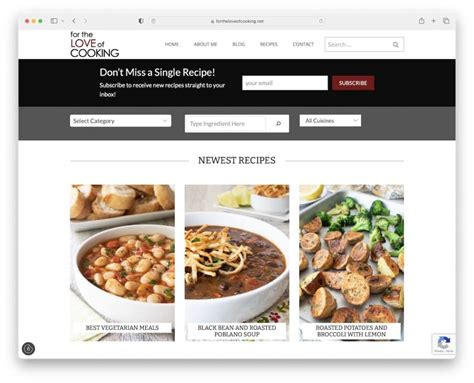 22 Best Recipe Blogs (Examples) 2023 - Colorlib