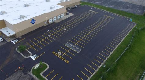 Parking Lot Line Striping - Southwestern Ohio Services