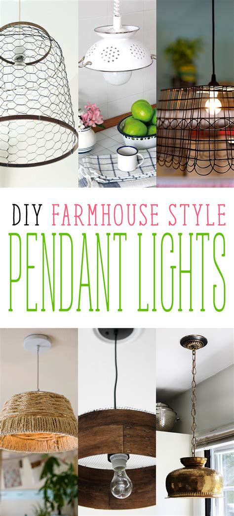 DIY Farmhouse Style Pendant Lights - The Cottage Market