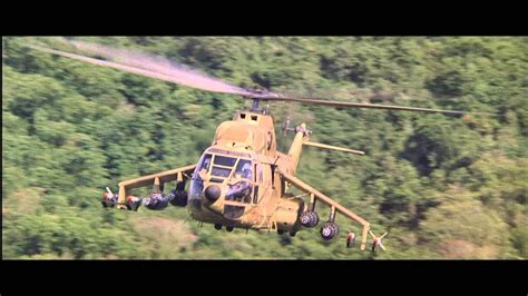 Rambo First Blood Helicopter Scene - Margaret Wiegel