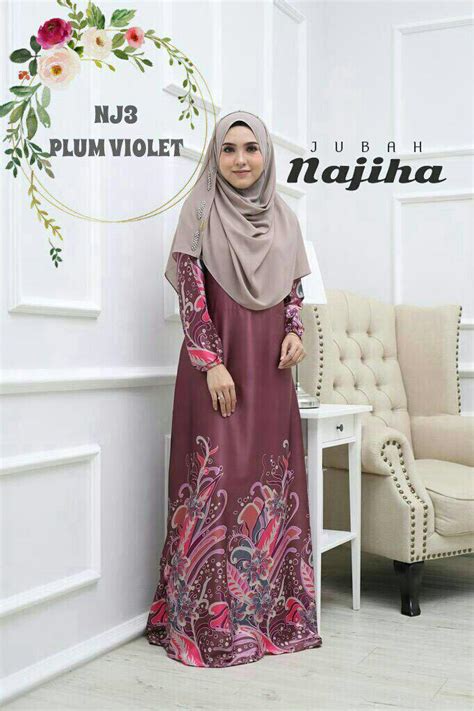 Jubah Najiha, Women's Fashion, Muslimah Fashion, Dresses on Carousell