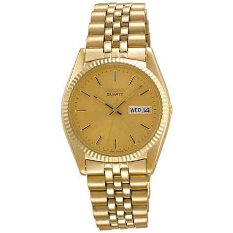 Seiko Seiko Mens Gold Tone Dress Watch SGF206 - Jewelry - Watches ...