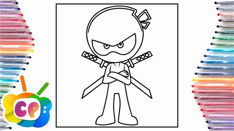 Ninja Kidz coloring page / Ninja Kidz logo / Elektronomia - Breeze [NCS ...