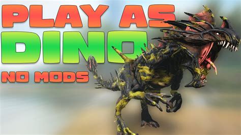 PLAY AS A DINO - NO MODS - ADMIN COMMAND - YouTube