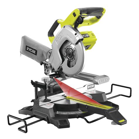 Ryobi 18V CORDLESS 216MM SLIDING MITRE SAW R18MS216-0 - Tool Craze