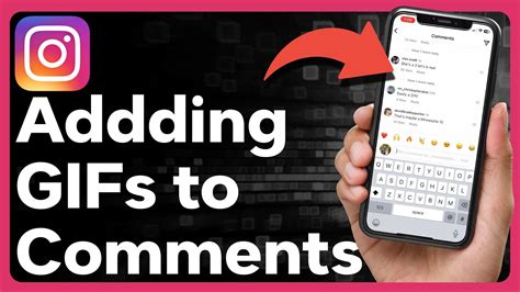 How To Add A GIF To Instagram Comment - YouTube