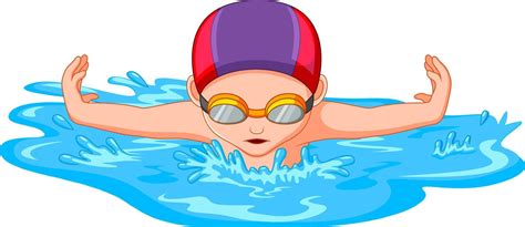 swimmers during swimming for sport competition 8665454 Vector Art at ...