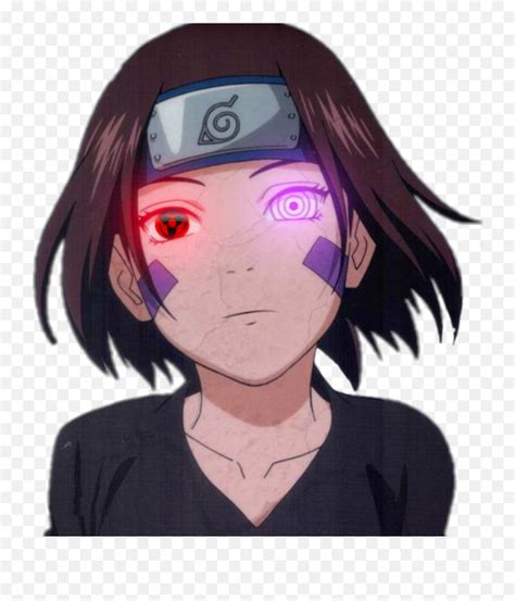 Rin Rinnohara Sharingan Rinnegan Naruto Sticker By - Rin Sharingan ...