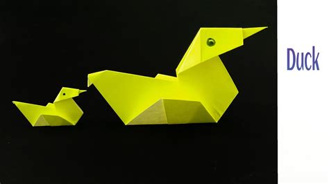 Origami Paper Duck - Simple and Easy!!