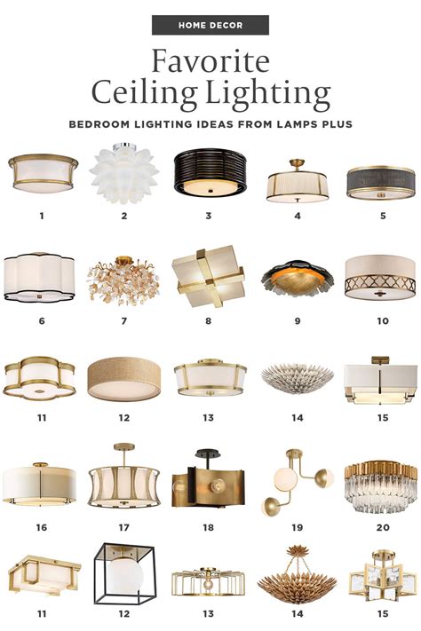 Types Of Light Fixtures In The Ceiling - Home Interior Design