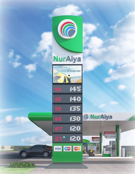 Design of Gas station NyrAiya on Behance | Gas station, Station, Petrol ...