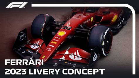 Scuderia Ferrari | F1 2023 Livery Concept | Formula Hybrid 2022 - YouTube