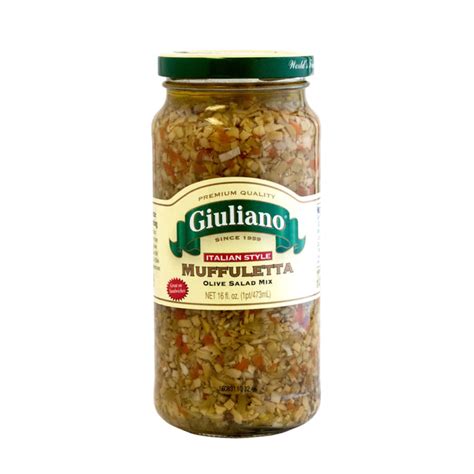 Giuliano Martini Pimento Stuffed Olives, Case | Giuliano Peppers