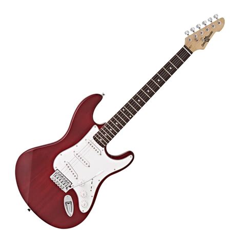 Guitare Électrique LA par Gear4music, Rouge - B-Stock | Gear4music