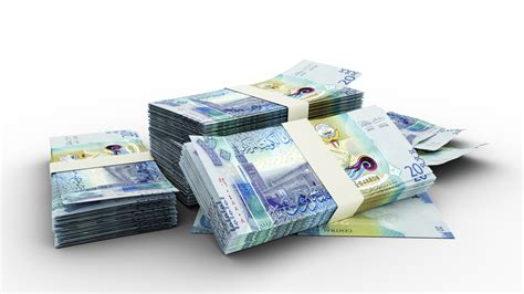 3D Stack of Kuwaiti dinar notes 13196495 PNG