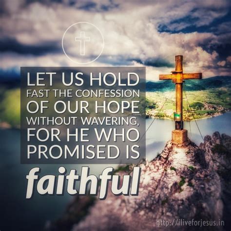 God is faithful - I Live For JESUS