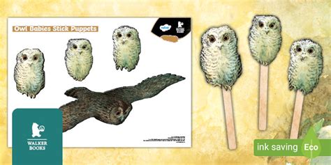 FREE! - Owl Babies Puppets | Walker Books Resources | Twinkl