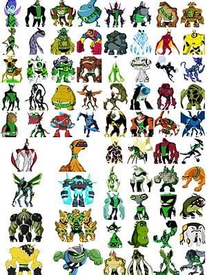 Ben Tennyson's Aliens - Incredible Characters Wiki