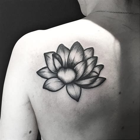 Discover 68+ lotus flower tattoo black and grey super hot - in.cdgdbentre