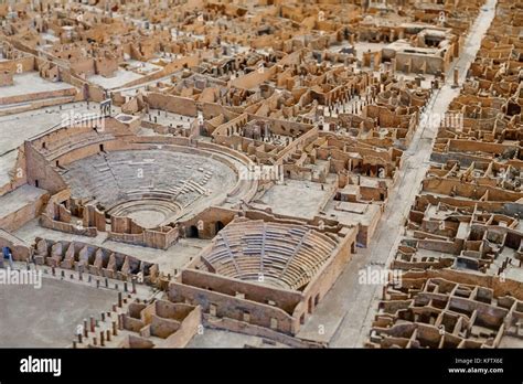 Naples National Archaeological Museum, model of Pompeii, Naples, Italy ...