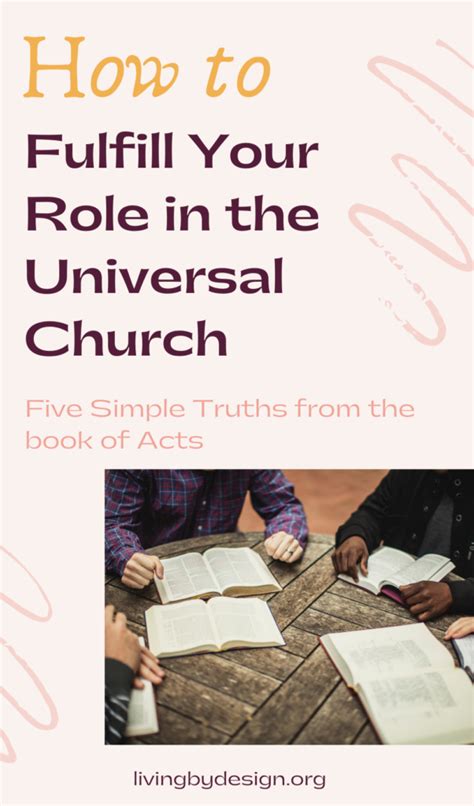 Unity in Diversity: 5 Ways to Fulfill Your Role in the Universal Church