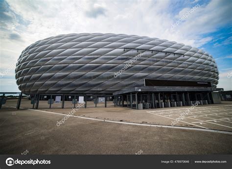 Famous Allianz Arena stadium in Munich - Home of famous soccer club FC ...