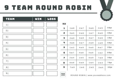 Free Round Robin Tournament Generator