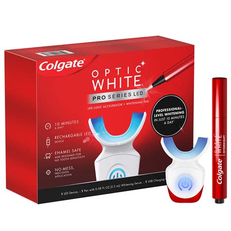 Buy Colgate Optic White Pro Series Teeth Whitening Pen and LED Tray Kit ...