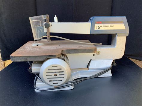 Lot #40 - Ryobi 16" Scroll Saw, 120 Volt, Model SC-160 (Not Tested ...