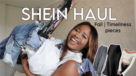 SHEIN HAUL | timeless pieces | curling iron etc| fall outfits 2023 ...